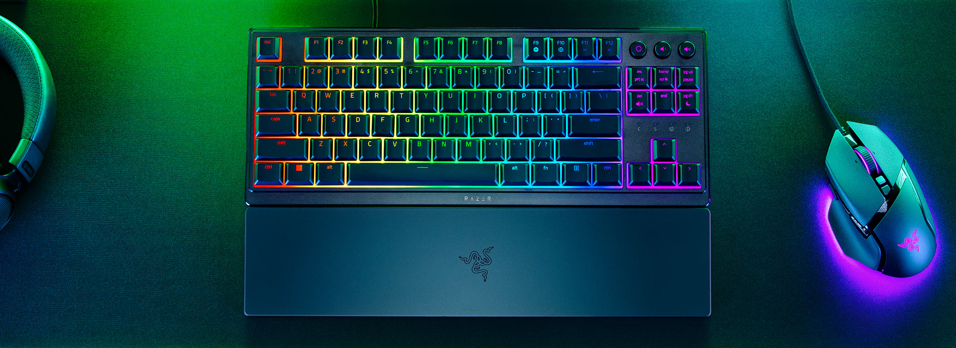 Tastatura Gaming RAZER Ornata V3 TKL, RGB, USB, Layout US, negru
